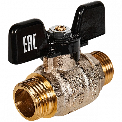 Кран шаровой STOUT бабочка 1/2&amp;quot; НР/НР