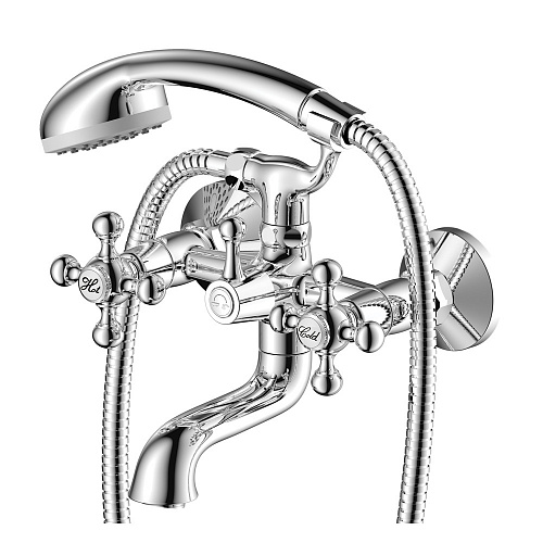 Смеситель для ванны OLIVE'S GIRONA 01201GR хром, латунь, упак (8 шт)