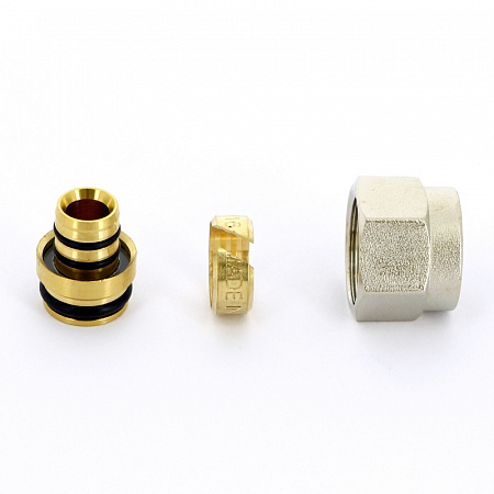 EK Фитинг-евроконус обжимной для полиэтилена UNI-FITT PE-X Ø16х2.0х1/2&quot; (посадка Ø16.1)
