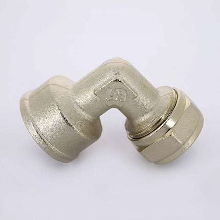 МЦ Угол резьбовой цанга для металлопласта UNI-FITT Ø20х3/4&quot; В
