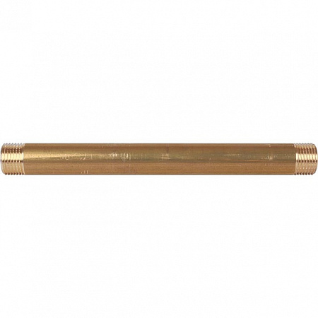 Бочонок резьбовой латунный STOUT без покрытия 1/2&quot;x200мм