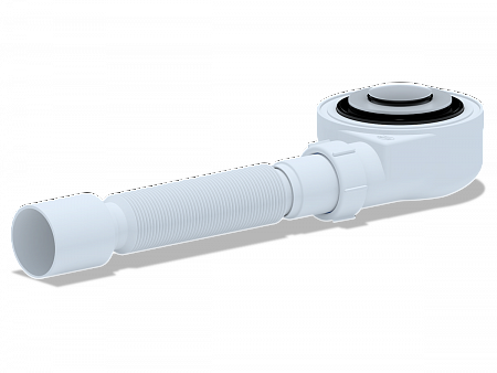 АНИПЛАСТ Сиф. для душ. под.11/2&quot;х50 h=55 mm с г/т 375 хром, клик-клак