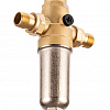 Фильтр промывной с гасителем ГЕЙЗЕР БАСТИОН Ø60 без покрытия 3/4&amp;quot; АМ-АМ, 90 мкм, латунная колба