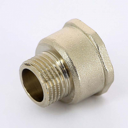 Переход под ключ резьбовой латунный UNI-FITT никель 2&quot;х11/2&quot;