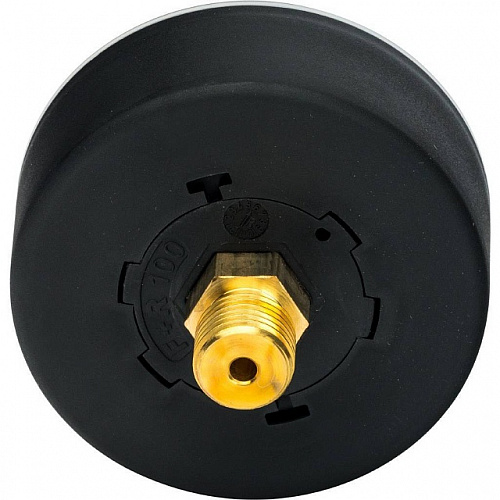 Манометр аксиальный STOUT Ø63-1/4&amp;quot;, 10 бар, горизонтальное подключение