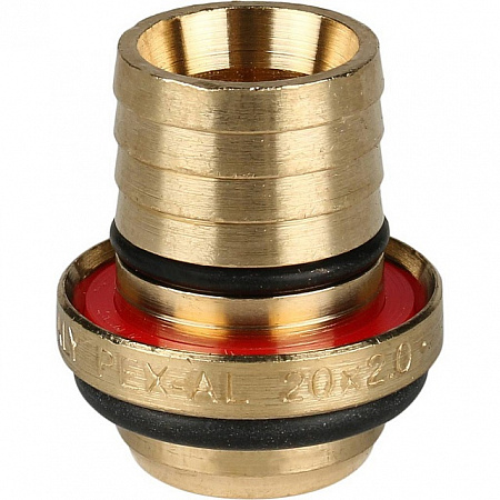 МЦ Угол резьбовой цанга для металлопласта STOUT Ø20х1/2&quot; Н