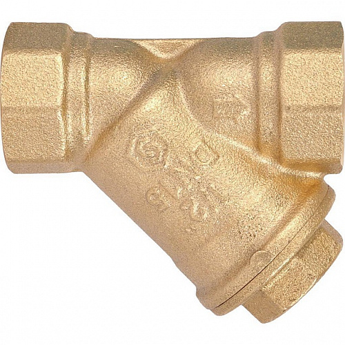 ФГО Фильтр косой грубой очистки STOUT SFW ITAP латунный 1/2&amp;quot;, 500 мкр, желтый