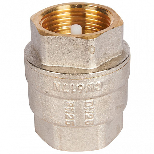 Обратный клапан пружинный муфтовый с пластиковым седлом 1&amp;quot;  ROMMER