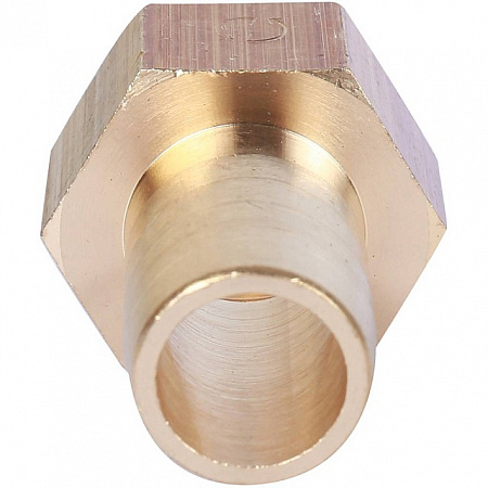 Штуцер резьбовой латунный STOUT без покрытия 1/2&quot;x16мм В