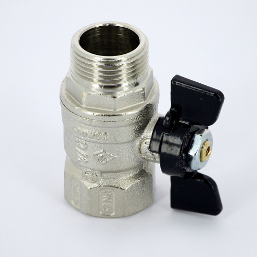 Кран шаровой BUGATTI ARIZONA 607 бабочка 3/4&amp;quot; ВН, стандартный проход