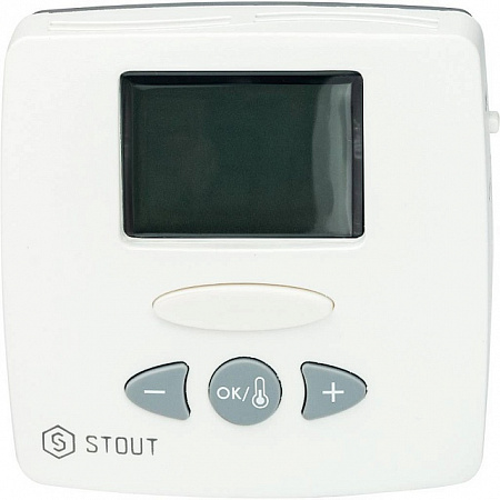Термостат комнатный STOUT WFHT-LCD электронный, с выносным датчиком