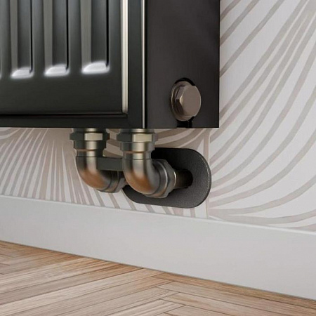 Отражатель декоративный для Г-образных трубок ESSAN HIDDEN двойной 50х2х15мм, антрацит RAL 7016