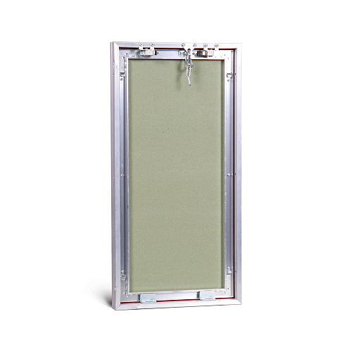 Люк потайной АЛЮМИНИЕВЫЙ со съемной дверцей (НАЖИМНОЙ) ПРАКТИКА &amp;quot;КОНТУР&amp;quot; КР 30x60