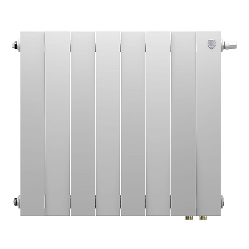 Радиатор биметаллический ROYAL THERMO PIANOFORTE TOWER/BIANCO TRAFFICO VDR 500х8 секций (НС-1506364)