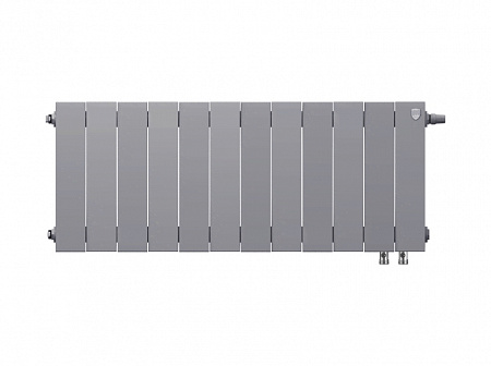 Радиатор биметаллический ROYAL THERMO PIANOFORTE Silver Satin 300x12 секций, нижнее под (НС-1346076)