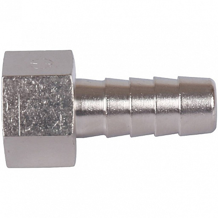 Штуцер резьбовой латунный STOUT никель 1/4&quot;x10мм В