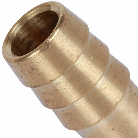 Штуцер резьбовой латунный STOUT без покрытия 1/4&quot;x10мм Н