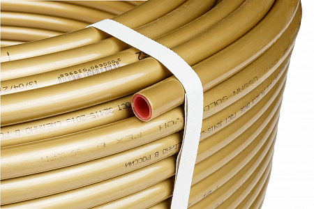 СТ Труба из сшитого полиэтилена ESSAN GOLD EVOH PEX-b Ø16х2.2, золотой, бухта 100м ГОСТ32415-2013