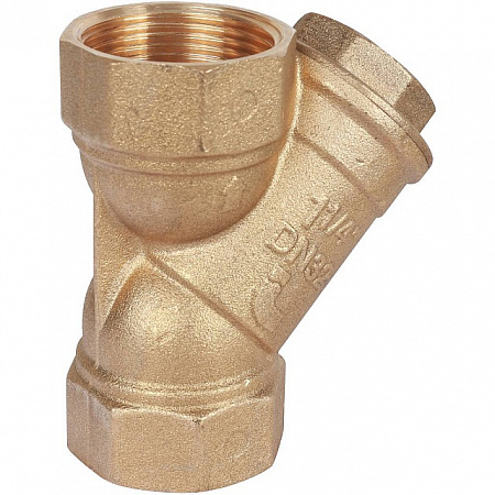 ФГО Фильтр косой грубой очистки STOUT SFW латунный 11/4&quot;, 500 мкр, желтый