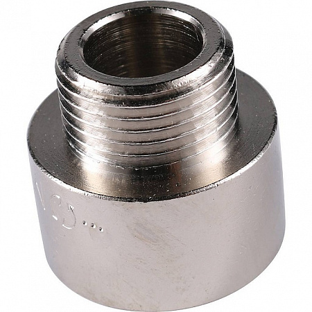Муфта переходная резьбовая латунная STOUT никель 1/2&quot;X3/8&quot; ВН