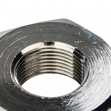 Футорка резьбовая латунная STOUT никель 1&quot;x1/2&quot; ВН