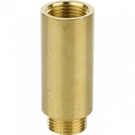 Удлинитель резьбовой латунный STOUT без покрытия 1/2&quot;x55мм ВН