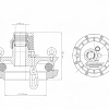 Оголовок для скважины наружный ДЖИЛЕКС ХИТ ОСП 130-140/40 пластик