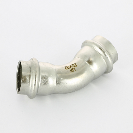 НП Угол резьбовой пресс из нержавейки UNI-FITT фитинг Ø22x1/2&quot; Н
