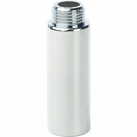 Удлинитель резьбовой латунный STOUT хром 1/2&quot;x70мм ВН