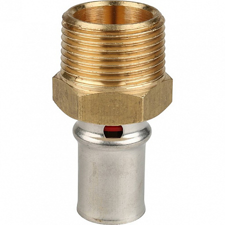 МП Муфта резьбовая пресс для металлопласта STOUT Ø16х3/4&quot; Н