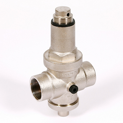 Редуктор давления UNI-FITT 11/4&amp;quot; В 0,5-6 бар PN25 с отверстием под аксиальный манометр 1/4&amp;quot; никел.