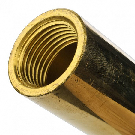 Удлинитель резьбовой латунный STOUT без покрытия 1/2&quot;x100мм ВН