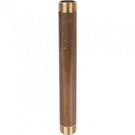Бочонок резьбовой латунный STOUT без покрытия 3/4&quot;x200мм
