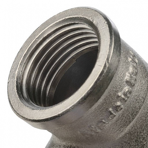 Угол резьбовой латунный STOUT никель 1/2&amp;quot; В