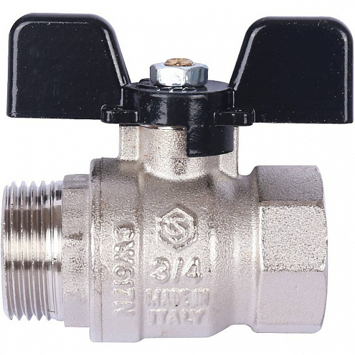 Кран шаровой STOUT бабочка 3/4&amp;quot; ВН, стандартный проход
