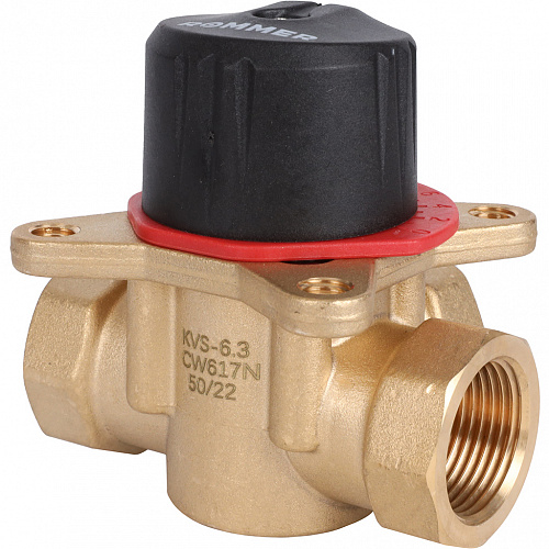 Клапан трехходовой смесительный ROMMER 3/4&amp;quot; KVs 6,3