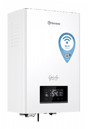 Котел электрический настенный THERMEX GRIZZLY 5-12кВт, (220/380 В) Wi-Fi (ЭдЭБ01987)