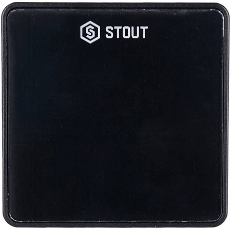Датчик беспроводной STOUT комнатный C-8r черный