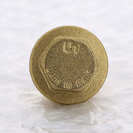 Заглушка резьбовая латунная UNI-FITT без покрытия 3/4&quot; H