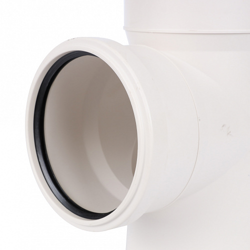 ПВХ Крестовина одноплоскостная SINIKON КОМФОРТ ПЛЮС белая Ø110х110х110х110х90°