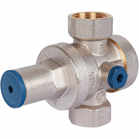 Редуктор давления STOUT 3/4&quot; вн/вн PN25 с выходом под манометр