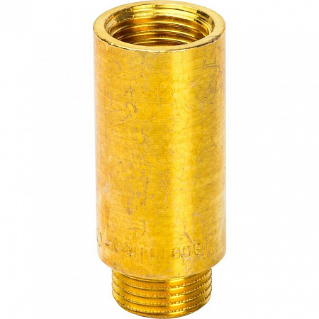 Удлинитель резьбовой латунный STOUT без покрытия 1/2&quot;x50мм ВН