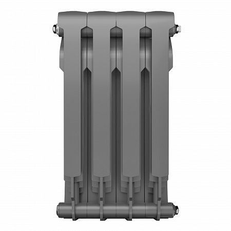 Радиатор биметаллический ROYAL THERMO BILINER SILVER SATIN 500x4 секций, серый (НС-1176317)
