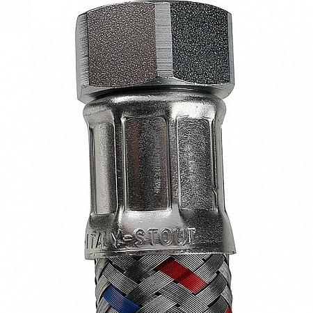 Гибкая подводка для воды STOUT ГИГАНТ 3/4&quot;-50 см гайка-штуцер