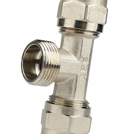 МЦ Тройник резьбовой цанга для металлопласта STOUT Ø20х3/4&quot;х20 Н
