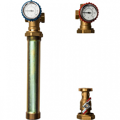 ГБМ Насосная группа STOUT без смесителя, без насоса DN25 (1&amp;quot;), прямым конттуром