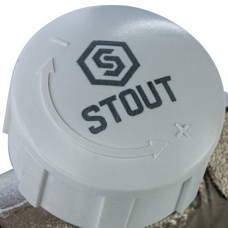 Клапан термостатический прямой STOUT 1/2&quot;