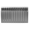 Радиатор биметаллический ROYAL THERMO BILINER SILVER SATIN 500x12 секций, серый (НС-1176316)