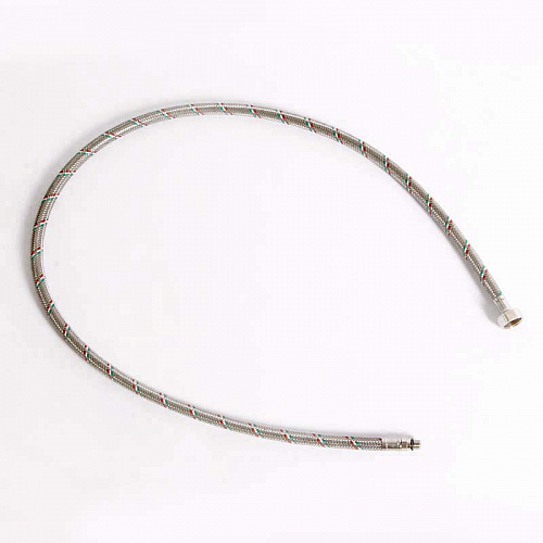 Гибкая подводка для смесителя UNI-FITT М10х1 - 1/2&amp;quot;, 120 см, DN 8, оплётка из нерж. стали