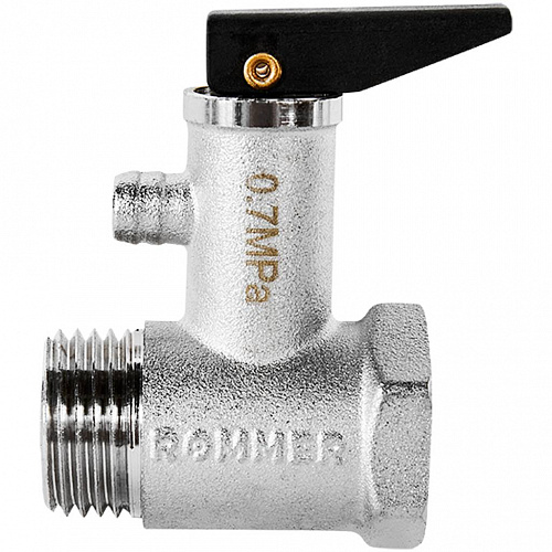 Клапан предохранительный для водонагревателя 7 бар 1/2&amp;quot; ROMMER